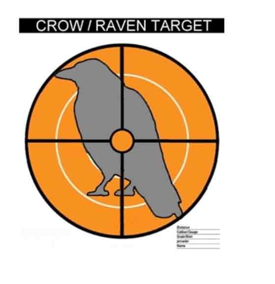 Crow/Raven Target 20 Pack 256mm by 305mm
