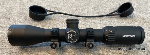 Selling my SHV 3-10x42 .250 MOA Illum 4A &amp. Ring set low ultralite. Purchased for new rifle but have gone wtth alternate setup - New & Unused. The SHV‚Äö√ë¬¢