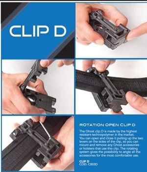 GHOST REMINGTON 7615 & AR15 MAG POUCH WITH CLIP - 3G QUIK RELEASE