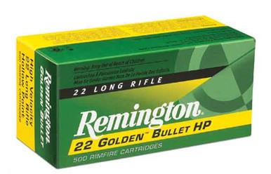 REMINGTON 22LR 36GR HV HP GOLDEN BULLET 100 PK 1280FPS