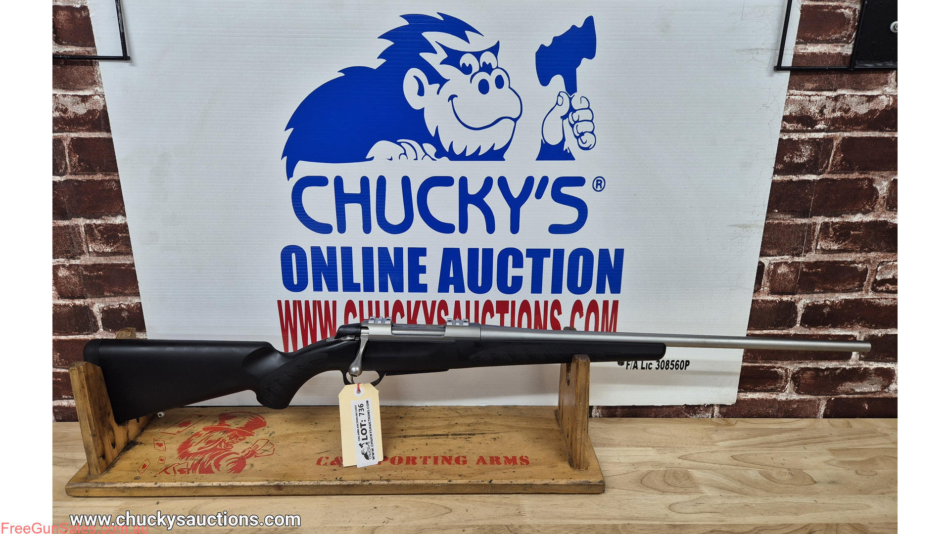 SAKO A7 STAINLESS 308 LIVE ON CHUCKYS NO RESERVE AUCTIONS Pooraka