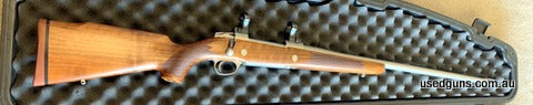 Sako 85 Stainless Hunter chambered in 300 Win Mag. Action has been aluminium pillar bedded, Trentech Taipan muzzle brake fitted, trigger lightened and worked to