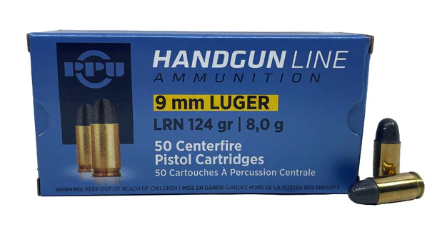 PPU 9MM 124GR LRN