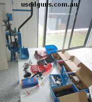 Dilon XL650 in 9mm plus extra reloading gear, Approx 600+ cases, 700 small pistol primers, approx 250 124g round nose projectiles. Lee mechanical powder scale &