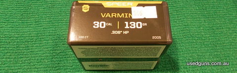 Speer .308 130gr HP 100pk projectiles