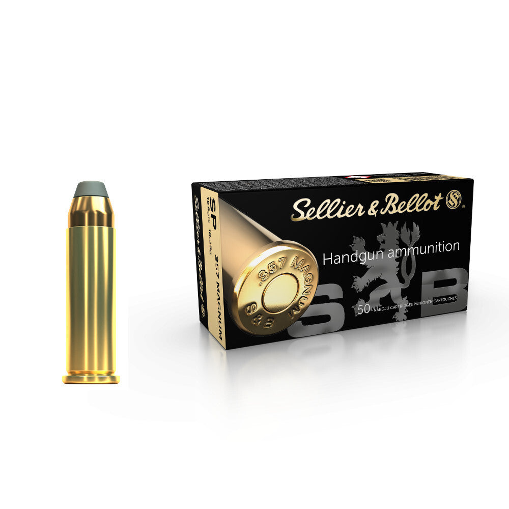 Sellier and Bellot 357 Magnum 158gr SP 50pk