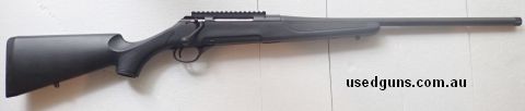 Priced for urgent sale.  Light synthetic stock for weight reduction plus heavy barrel for stability and rifling endurance.  Has been great for both hunt and amb