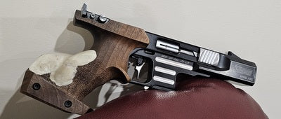 Pardini SP RF (Rapid Fire) in good shape, has tungsten barrel weights, Specail barrel, Skeletonised slide, has Medium Grip, any other questions feel free to ask