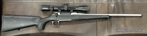 Sauer 100 6.5 Creedmoor. Light marks on stock and barrel from use. Great rifle, 5 round double stack mag fits flush. Scope not included.