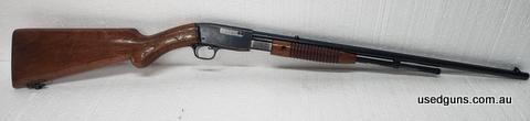 Belgian Browning Trombone pump action, bought on a whim 10+ years ago but it has lived in the safe since and only shot when I first got it. No rust present, som