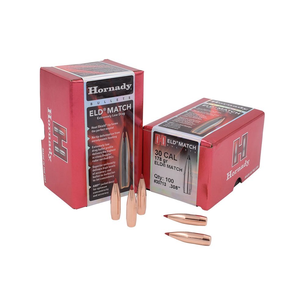 Hornady 30 Cal .308 178gr ELD Match