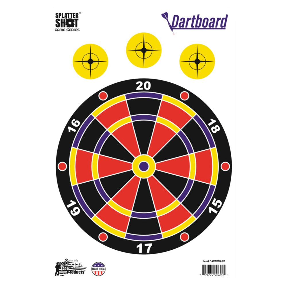 Splatter Shot  12 x 18" Peel & Stick Target