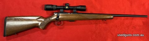 CZ 455 timber 22LR with Nikon Prostaff 2-7x32 scope in good condition. For enquiries please call the store on 0746328258.