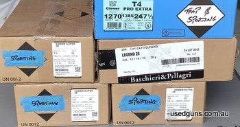 5 slabs of 12G ammo, unopened, see picture for details, pick up in Yinnar near Churchill Gippsland next few days with appropriate license, next few days is why 