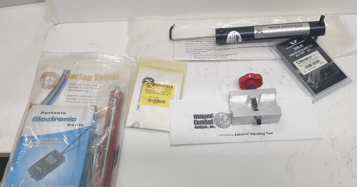Timney Trigger/IPSC shot Timer +other items