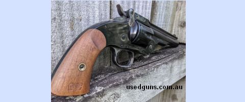 Uberti Schofield in the ever easy 38 special. a beautiful revolver, seldom used and only about 2 years old. Selling as I already have another Schofield and I do