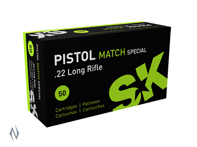 SK 22LR 40GR PISTOL MATCH SPECIAL 955FPS
