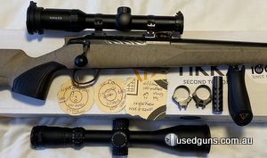 Tikka T3X Roughtech in like new condition has only fired 40 rounds of sako 90 grain Gamehead extremely accurate as per photo only ever shot it at the range .. i