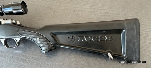 Ruger M77 6.5 Creedmoor Hawkeye Predator bolt-action rifle with 24" 1-8 twist barrel, Green Mountain laminated Stock. Quality Rings and Bushnell Trophy XLT 6-18