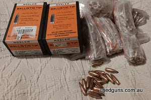 All new 60r Nosler Ballistic Tip 2 x 250= 500. 62gr Sierra Soft Tip 6 x 100= 600. (Negotiable Price)