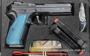 REDUCED TO CLEAR. In stock for immediate delivery. CZ 75 Shadow 2 9mm. Cased with 3 mags (Mags not compliant in NSW). $30 freight to your dealer Australia wide 