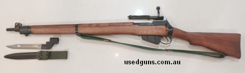 New and unfired Fazakerly No 4 Mk2 with matching Serial numbers on the rifles action, Bolt, wooden fore end and magazine Base. Comes with new Number 9 Bayonet a