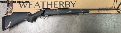 One only. Highly reduced to clear. Weatherby Mark V Camilla Custom Gold in 308. Fluted barrel with brake. $65 freight to your dealer Australia wide (WA $75 Pert