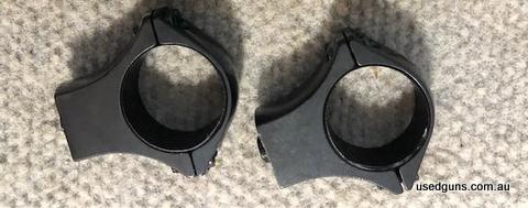 NEW Sako Optilock 1" high blued steel rings. Phone 0429849007. If reply by email please forward return phone number.