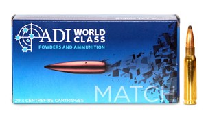 ADI
ADIWC308165SGKM
WORLD CLASS HUNTING BULK
308WIN, 165GR, SBT
LOADED WITH SIERRA GAMEKING 
AMMUNITION
WITH FREE METAL AMMO CAN

SPECIAL
$1169 /PER 480