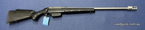 Good condition Tikka T3 in 308W. Has a 24 inch barrel with a bolt on muzzle brake.
