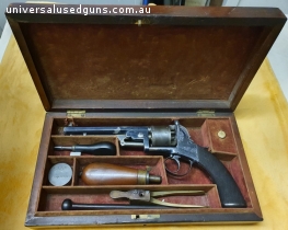 CHAS. OSBORNE D/A PERCUSSION REVOLVER "CASED"