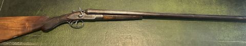 This is a great old SXS hammer gun. Made by Goodwin & Co of Birmingham, it is nitro proofed to 1 1/4. it has 2 3/4 chambers. Locks up tight and is nice to shoot