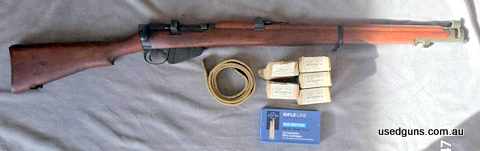 An excellent/mint 1944 Lithgow SMLE with stock markings and all number matching. Will come with 5 packets of 15 303 MK8Z Rounds, and I Pack of 20 PPU FMJ174GR. 