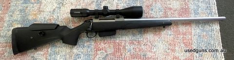 Tikka T3x Super Varmint Stainless Unbelievably great rifle paired with a fantastic scope. Only a couple hundred of shots have gone through it, only selling beca
