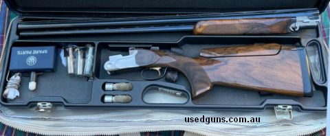 Right handed, Kevin Wright sporting stock with adjustable comb ,spare parts, gun socks, canvas cover for the hard case. Please phone or text. Emails may not be 