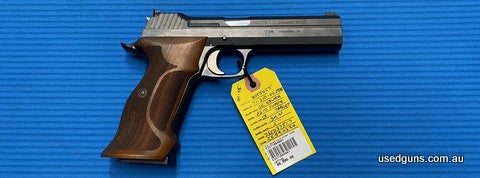 Immaculate brand new condition Sig Sauer P210 Super Target chambered in 9mm. Comes cased with 2 magazines. The Swiss army pistol SIG P210 is a legend. Its excep