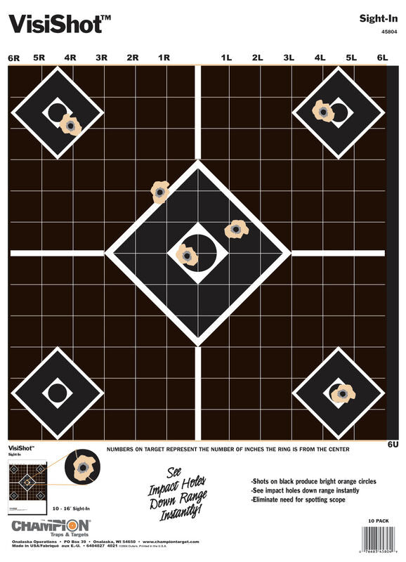 Visishot Sight In Target 10 Pack