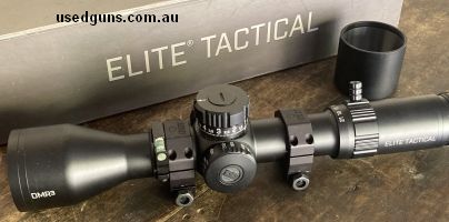 Bushnell Elite Tactical DMR3 3.5-21x50 Riflescope with the first focal G4P Reticle. This Bushnell DMR3 was briefly on a 22LR now sold. Excellent field and depth