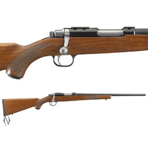 RUGER
7717WSMR
77/17
17WSM 6 SHOT
BLUED FINISH
WALNUT STOCK
20" BARREL
NEW $2039