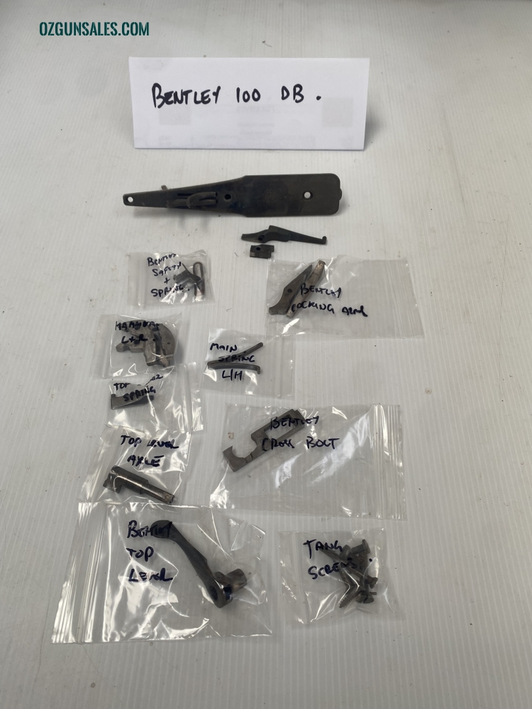 Bentley 100 Double barrel Shotgun parts bundle.