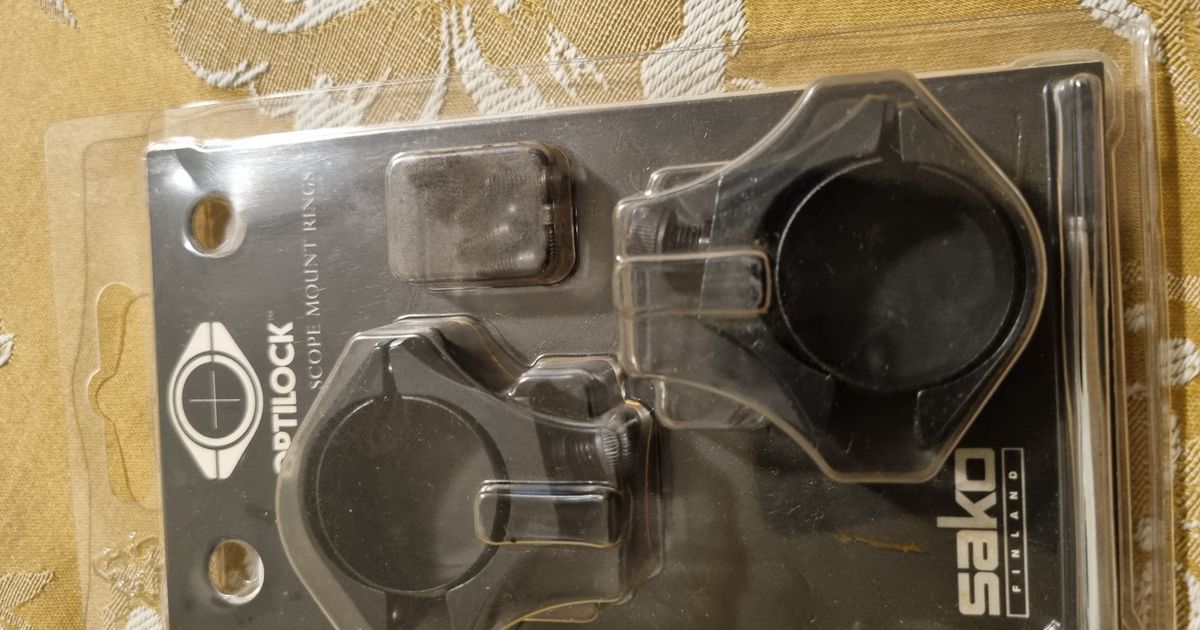 Sako Optilock Rings 1" Low