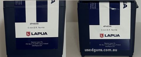 2 unopened 6BR Lapua brass. Price includes delivery.