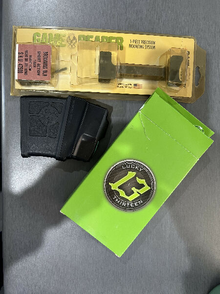 Game Reaper 1Piece 1" Low Mount to Suit Browning BLR Short Action + Lucky 13 9 Round 223REM Magazine.