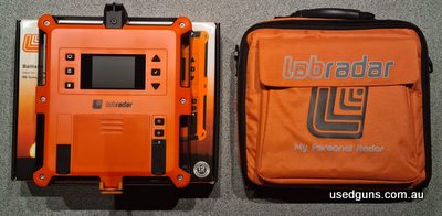 Brand new ($1,555 value) Labradar + padded carry bag + MK Machining Sight + GrayOps Arca Mount + Quad Pod.