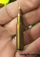 1700 rounds, most reloads, some factory new, most reloads 55g ballistic, some hollow points 21.5g AR2207. All full length resized and trimmed. I have most pics 