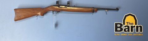 Ruger 1022 22LR Cat C Semi Automatic. Is an older gun but is in Excellent Condition. Has 25mm rings. One or 2 light marks when held up into sunlight.
