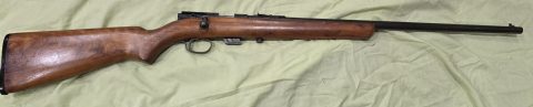 Stock has been recently refinished Metal blueing not the best. Cool bang stick. Light accurate and fun. Comes with 5 shot magazine Moving interstate and unfortu