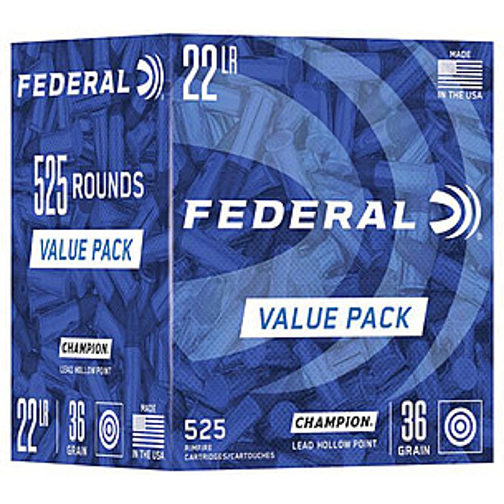 Federal 22LR 36 Copper plated HP 525