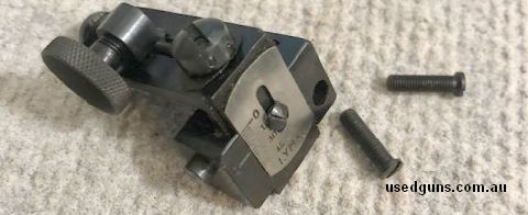Lyman 66MO peep sight to suit Marlin rifle models 99 / 989 / 56 / 57. Includes fitting screws. Phone 0429849007. If reply by email please forward return phone n