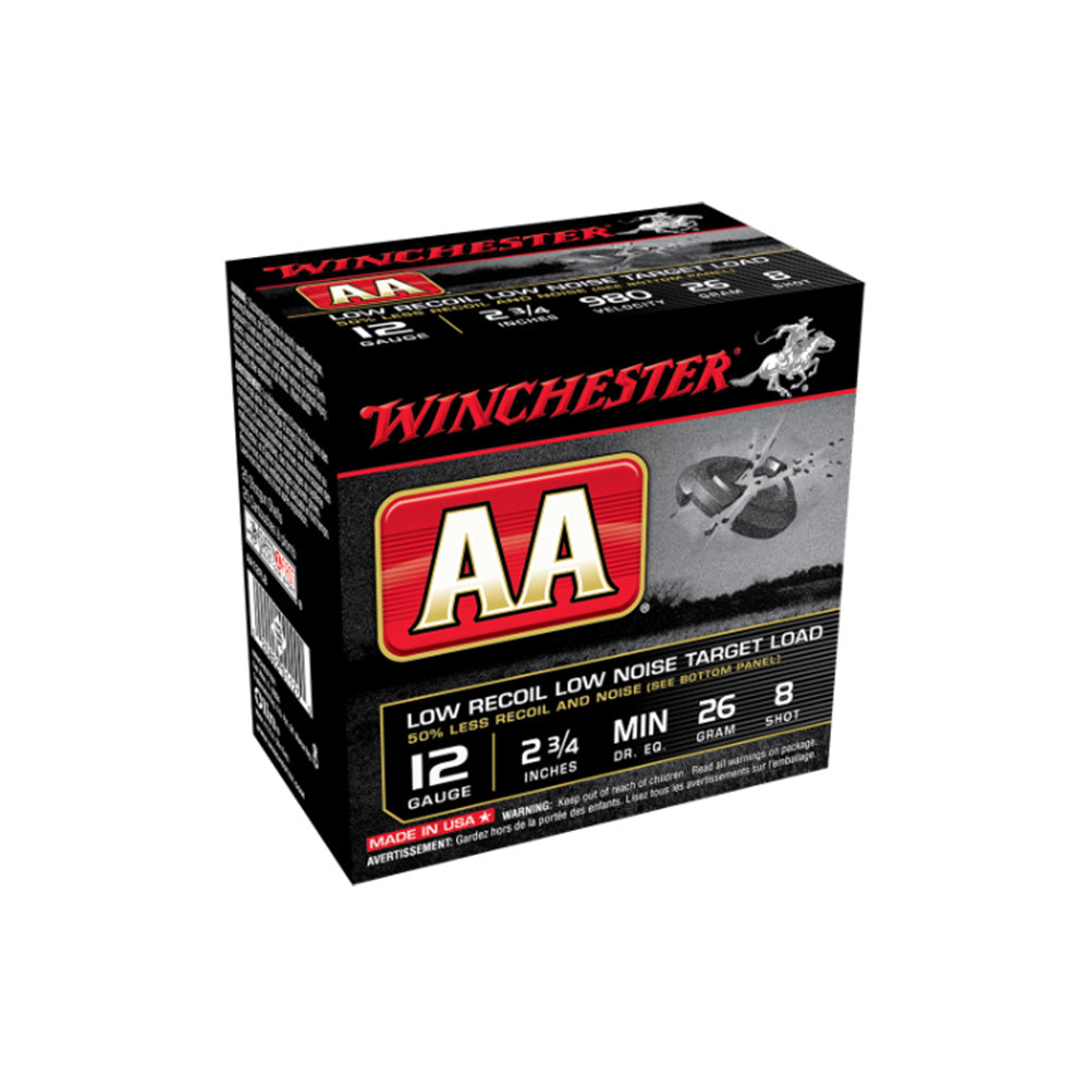Winchester AA Featherlite 12 Gauge 2-3/4 26gr 980fps 8 Slab Price $180.00